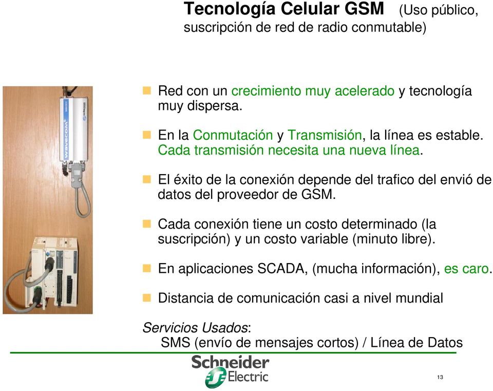 El éxito de la conexión depende del trafico del envió de datos del proveedor de GSM.