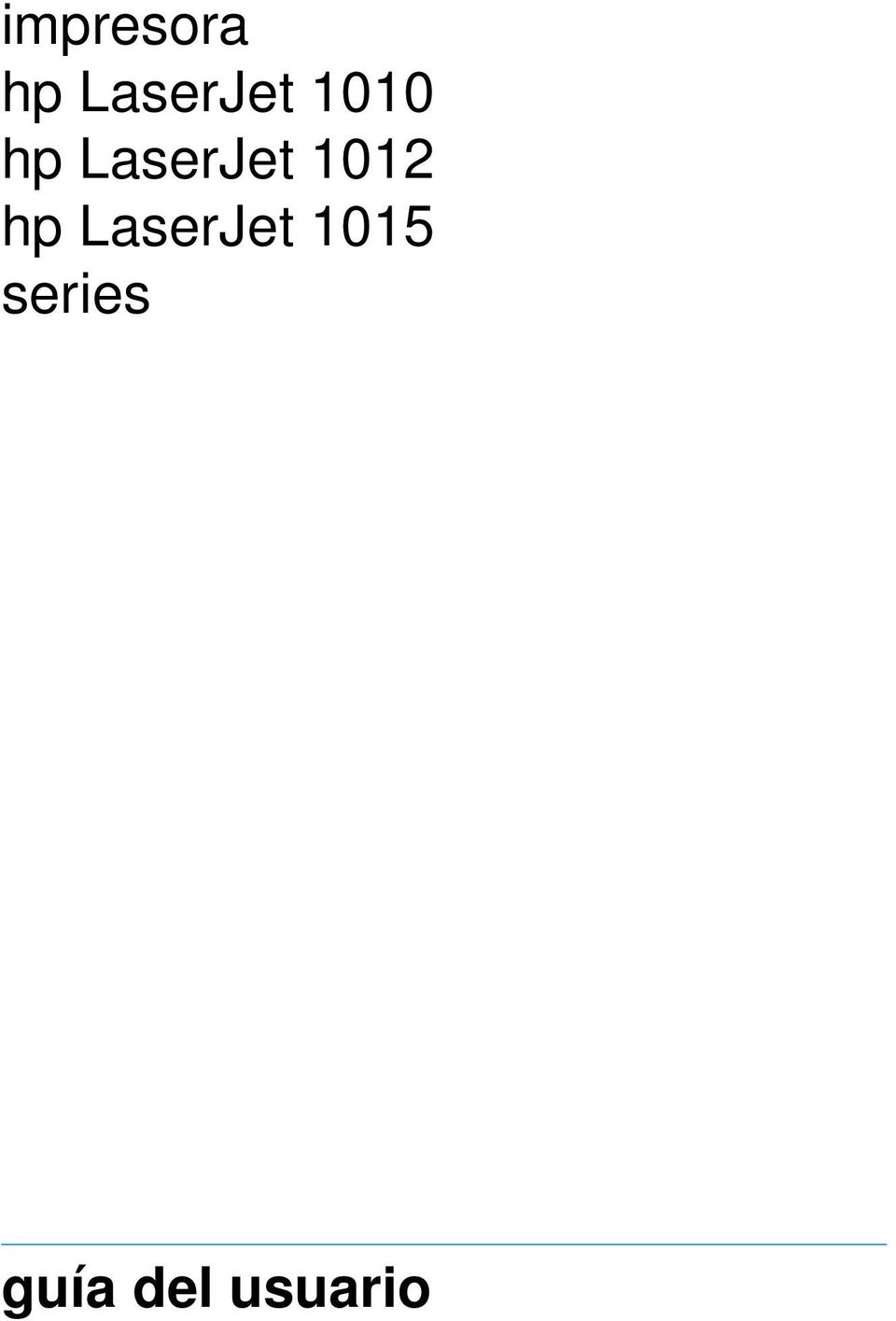 LaserJet 1012 hp
