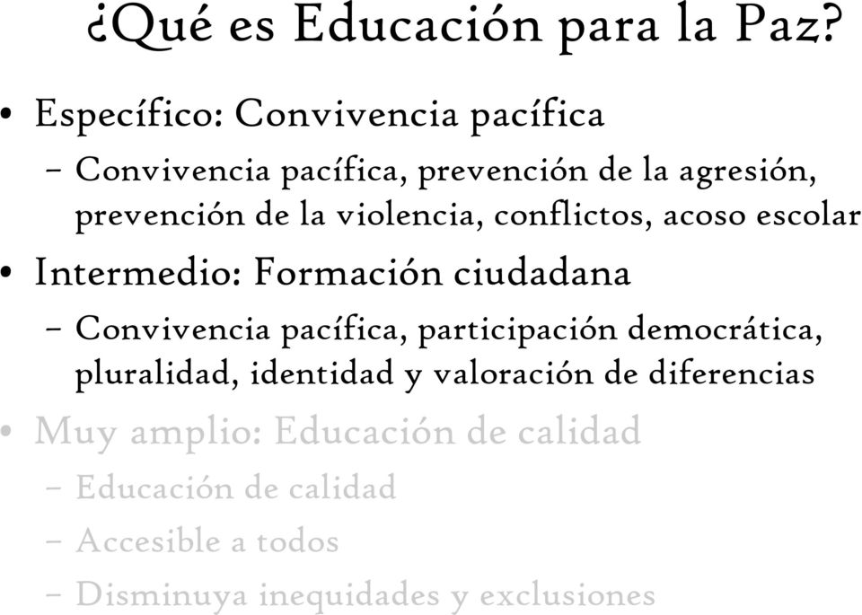 violencia, conflictos, acoso escolar Intermedio: Formación ciudadana Convivencia pacífica,