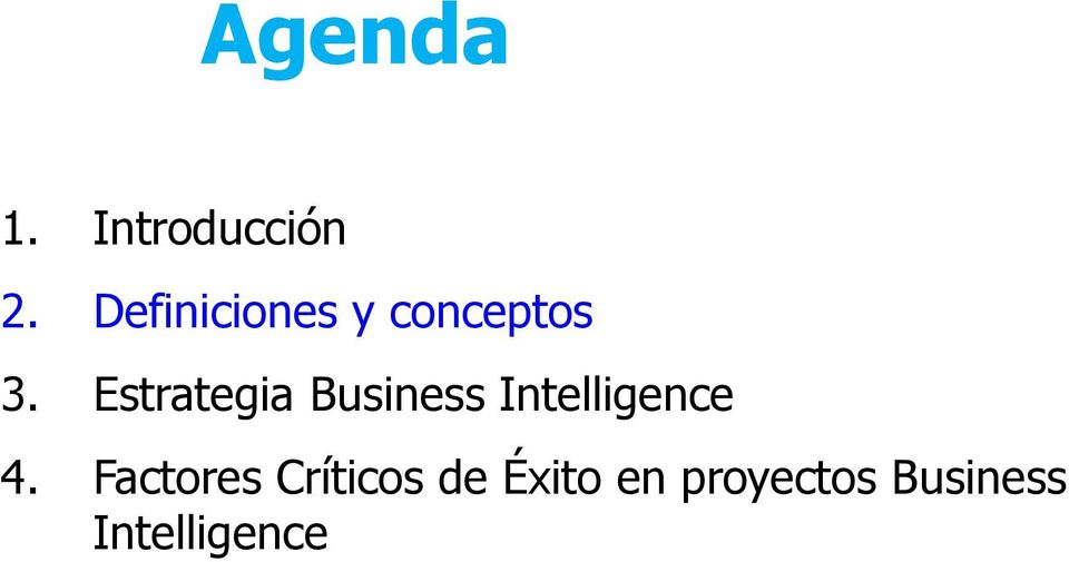 Estrategia Business Intelligence 4.