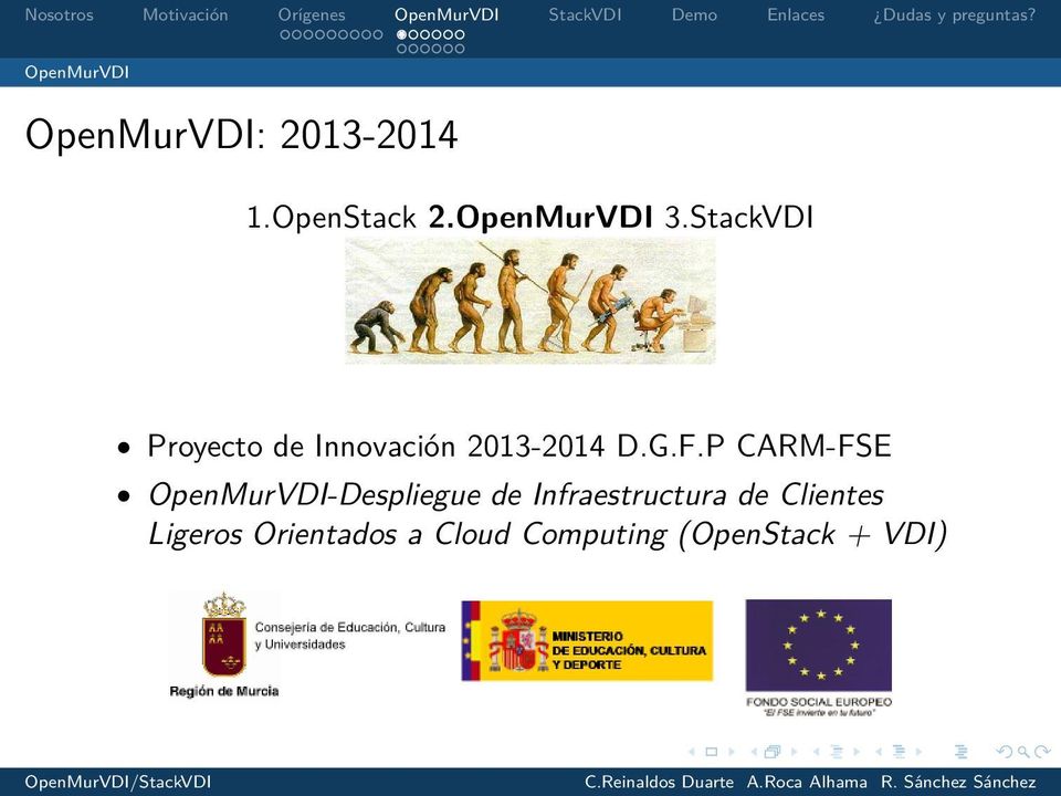 G.F.P CARM-FSE OpenMurVDI-Despliegue de Infraestructura