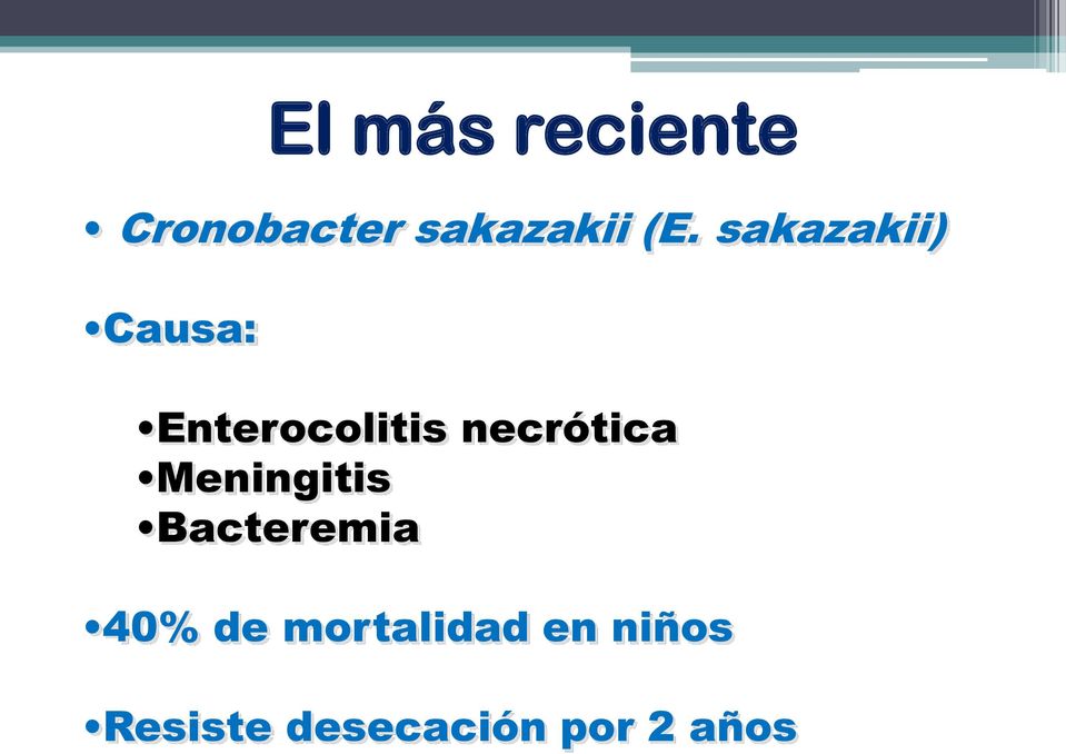necrótica Meningitis Bacteremia 40% de