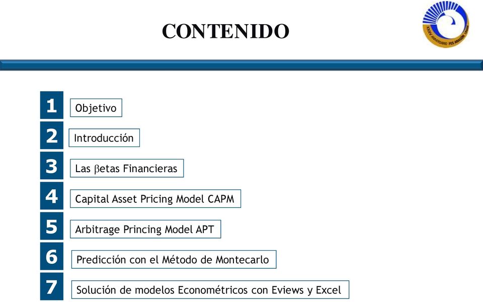 Princing Model APT Predicción con el Método de