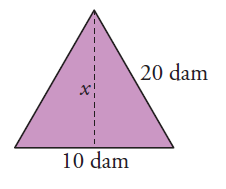 46 ) Los lados paralelos de un trapecio rectángulo miden 110 m y 30 m, y el lado oblicuo mide 89 m. Determina su perímetro y su área.