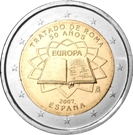 Catálogo monedas de Euro (1999-2010) 9 ESPAÑA Monedas especiales de 2 Euros 400 aniversario de la primera edición de El Ingenioso Hidalgo Don Quijote de la Mancha Con un grabado de "Don Quijote"