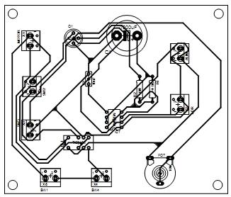 REALIZACIÓN Realizamos el esquema con el programa para la realización de placas de circuitos impresos, teniendo en cuenta que el circuito de control se realiza en una placa independiente al de la