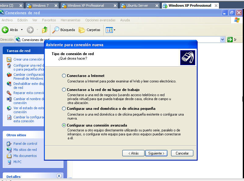 REDES PRIVADAS VIRTUALES (VPN) 4.VPN sobre red local a) Instalación de un servidor VPN en Windows XP.