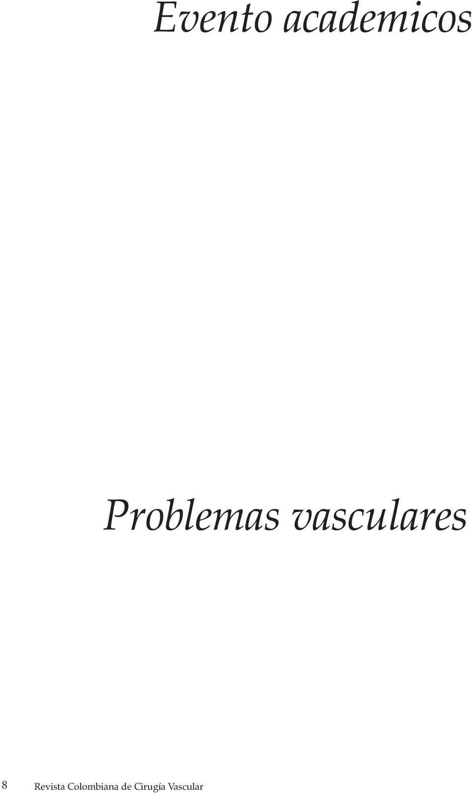 academicos Problemas vasculares
