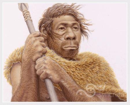 También llamado hombre de Neanderthal, debido a los restos encontrados en esa localidad alemana, apareció hace