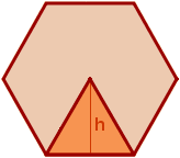 También podemos calcular la altura de un triángulo isósceles conociendo sus lados. Usando los controles inferiores puedes cambiar la medida de éstos. Introduce los valores: 4 y 5 y calcula h.