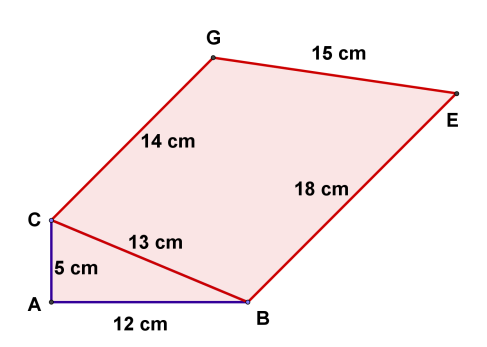 1. Un rectángulo tiene de área 135 u 2 a. Si sus lados miden números enteros, averigua cuáles pueden ser sus dimensiones. b. Cortamos los vértices como se muestra en la figura.