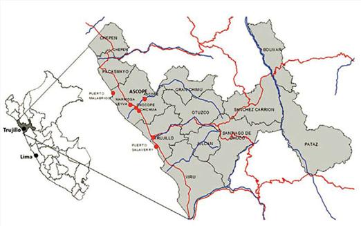 PROVINCIA DE TRUJILLO LA LIBERTAD: Provincia de Trujillo LAS PROVINCIAS, DISTRITOS Y CENTROS POBLADOS DE