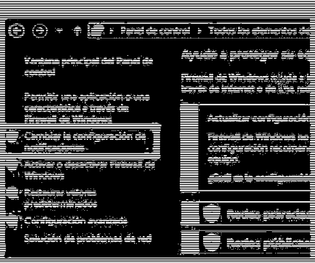 firewall de Windows, como lo muestra la imagen siguiente.