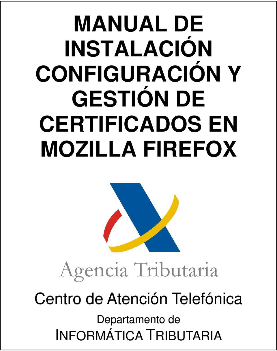 FIREFOX Agencia Tributaria Centro de