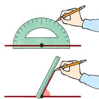 Un grado es la medida del ángulo que resulta de dividir un ángulo recto en 90 partes iguales, por tanto, hay 90º en un ángulo recto: 1 recto = 90º Para medir ángulos con más precisión se utilizan