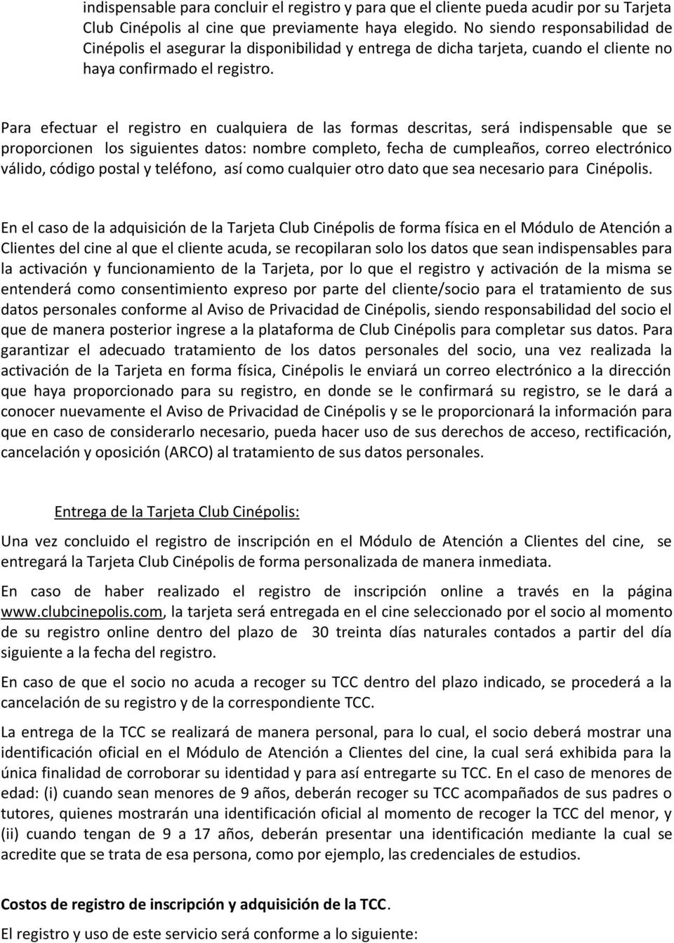 TÉRMINOS Y CONDICIONES DE CLUB CINÉPOLIS - PDF Free Download