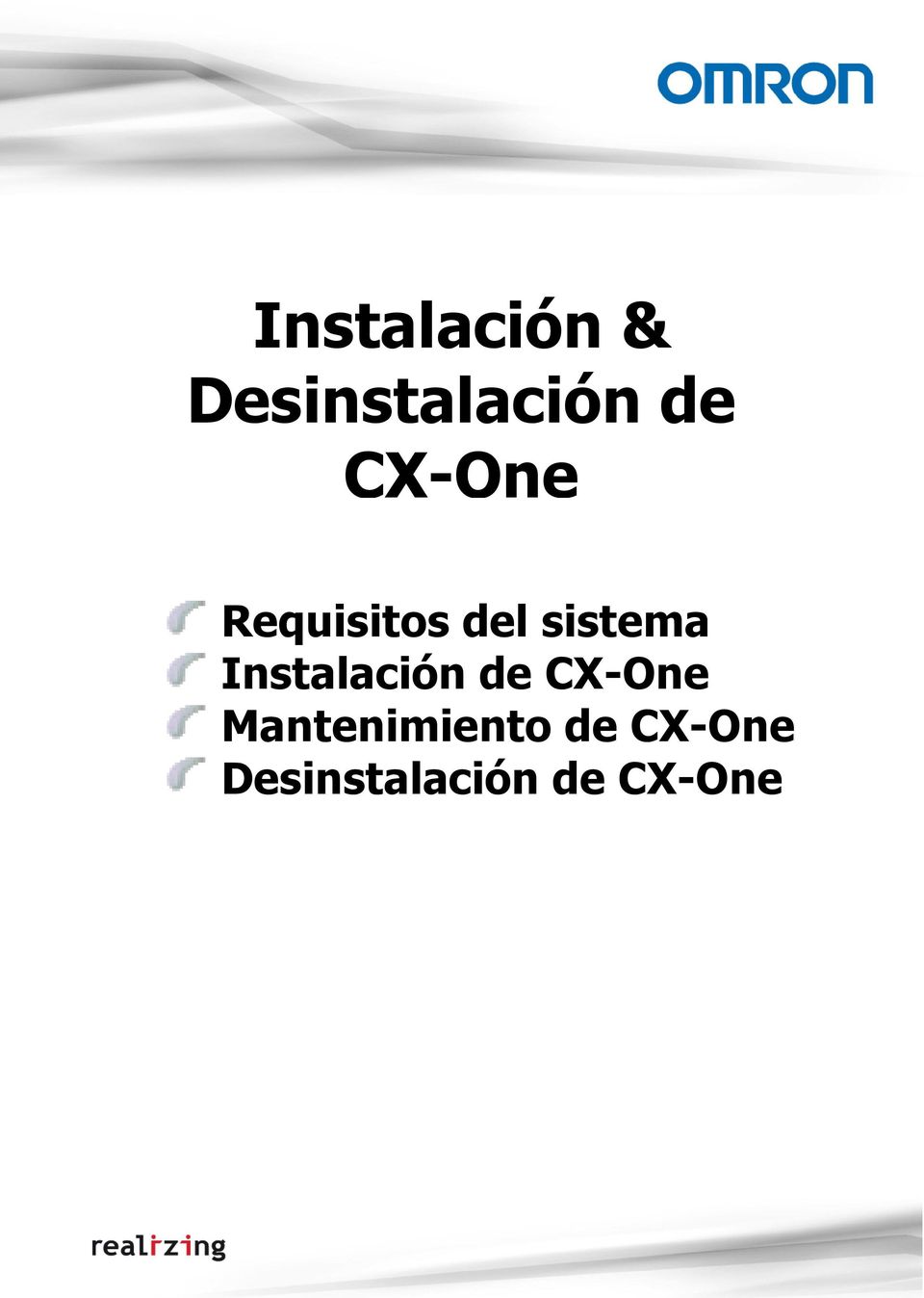 Instalación de CX-One