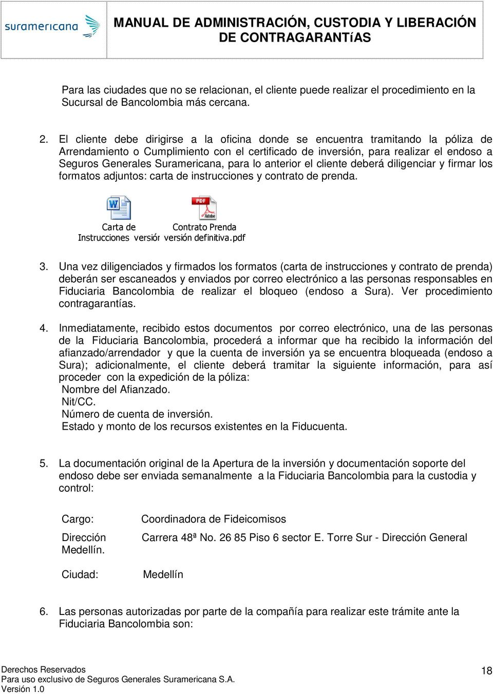 MANUAL DE ADMINISTRACIÓN Y CUSTODIA DE CONTRAGARANTIAS - PDF