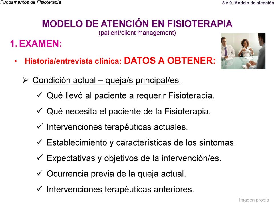 Modelo de atención en Fisioterapia: - PDF Free Download