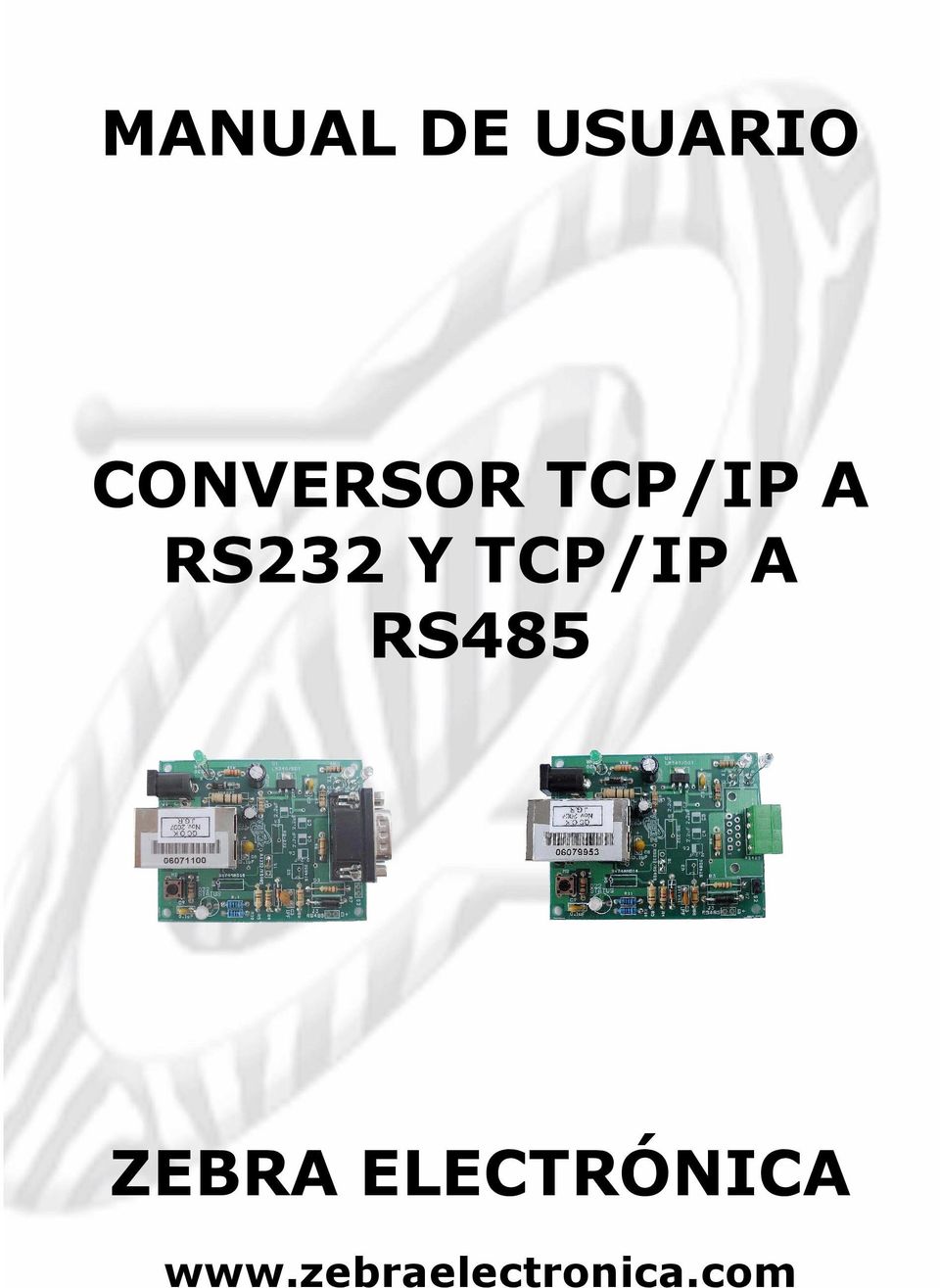 RS232 Y TCP/IP A