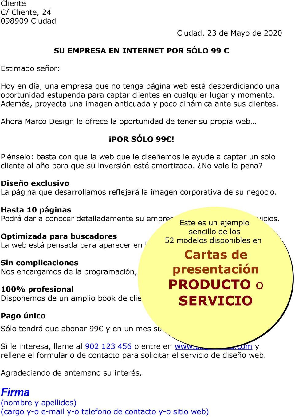 Modelos PDF. Cartas Comerciales MUESTRAS GRATIS - PDF Descargar libre