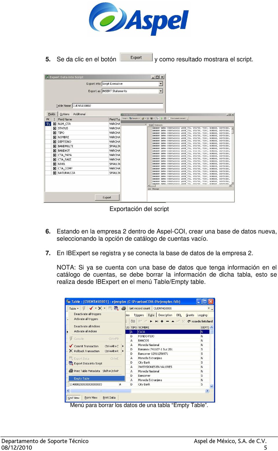 En IBExpert se registra y se conecta la base de datos de la empresa 2.