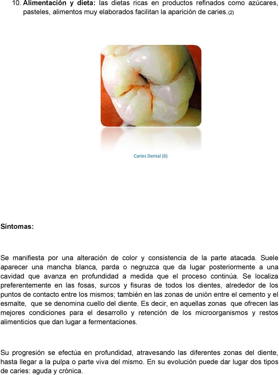 dieta y caries dental pdf)