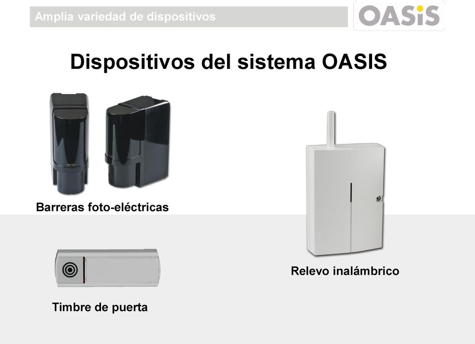 sistema OASIS Barreras