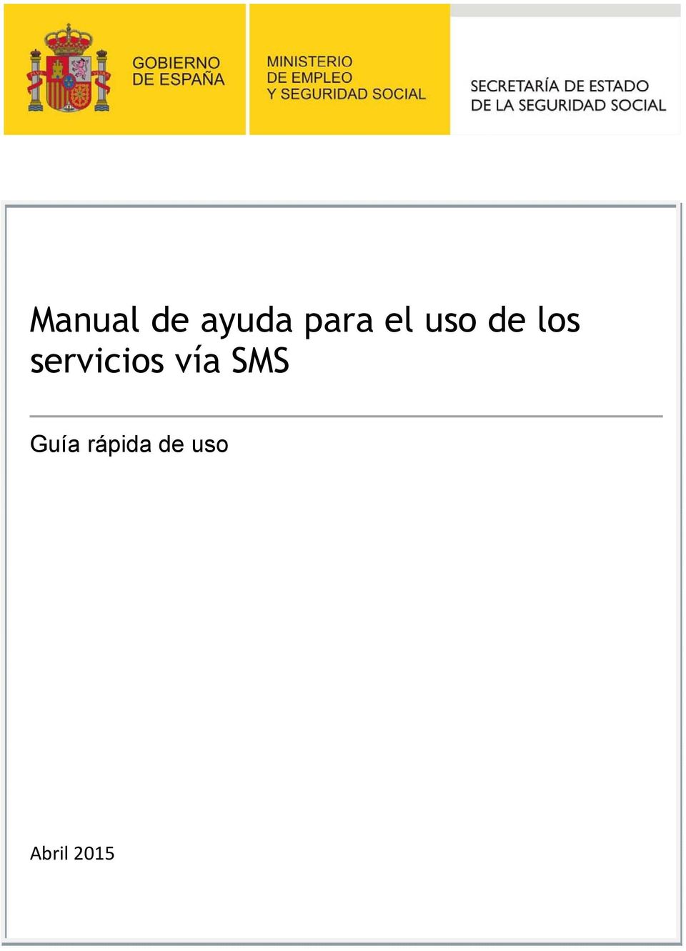 servicios vía SMS