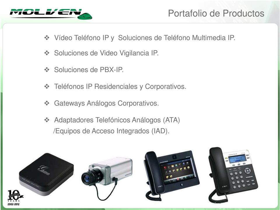 Teléfonos IP Residenciales y Corporativos.