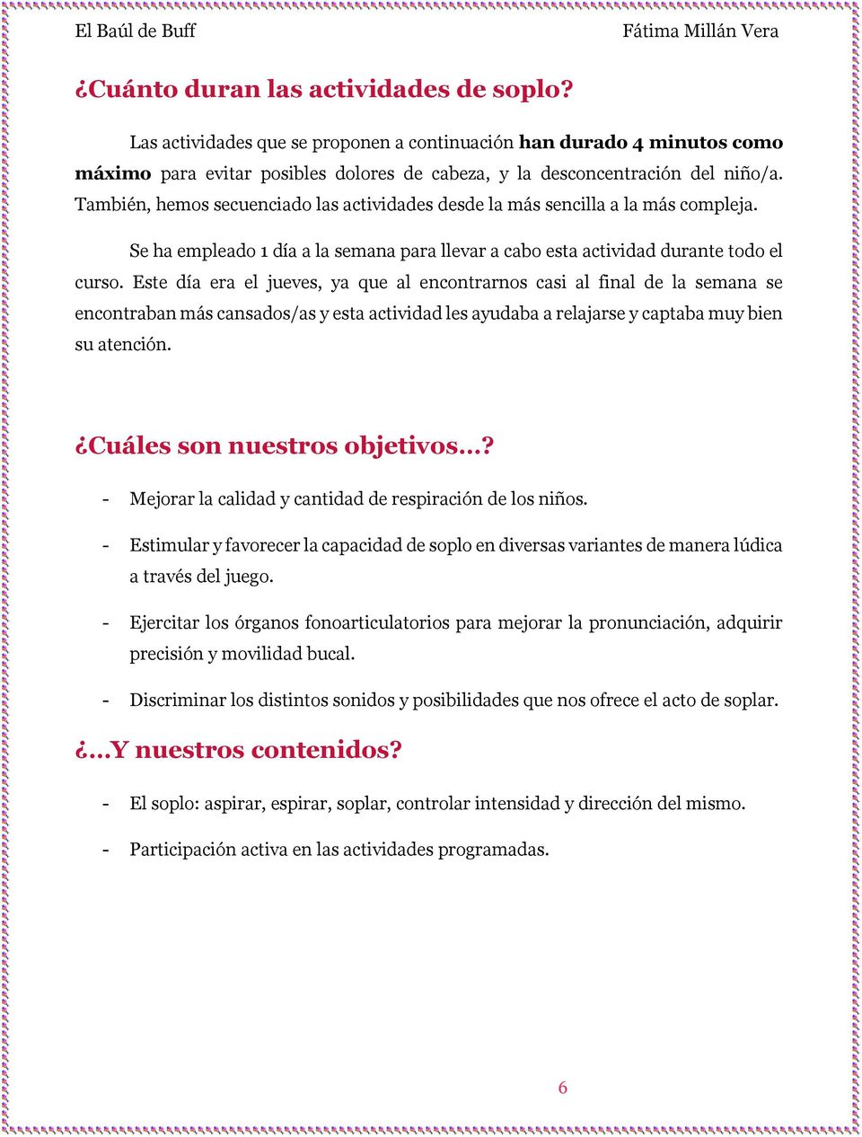 Influyente Posada pico El Baúl. De Buff. Colegio Ntra. Sra. Del Prado (Ciudad Real) Autora: Fátima  Millán Vera - PDF Free Download