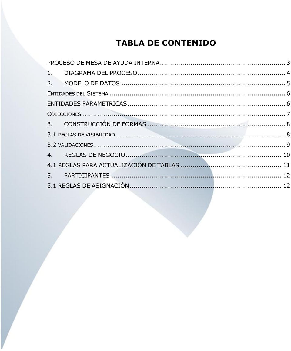 CONSTRUCCIÓN DE FORMAS... 8 3.1 REGLAS DE VISIBILIDAD... 8 3.2 VALIDACIONES... 9 4.