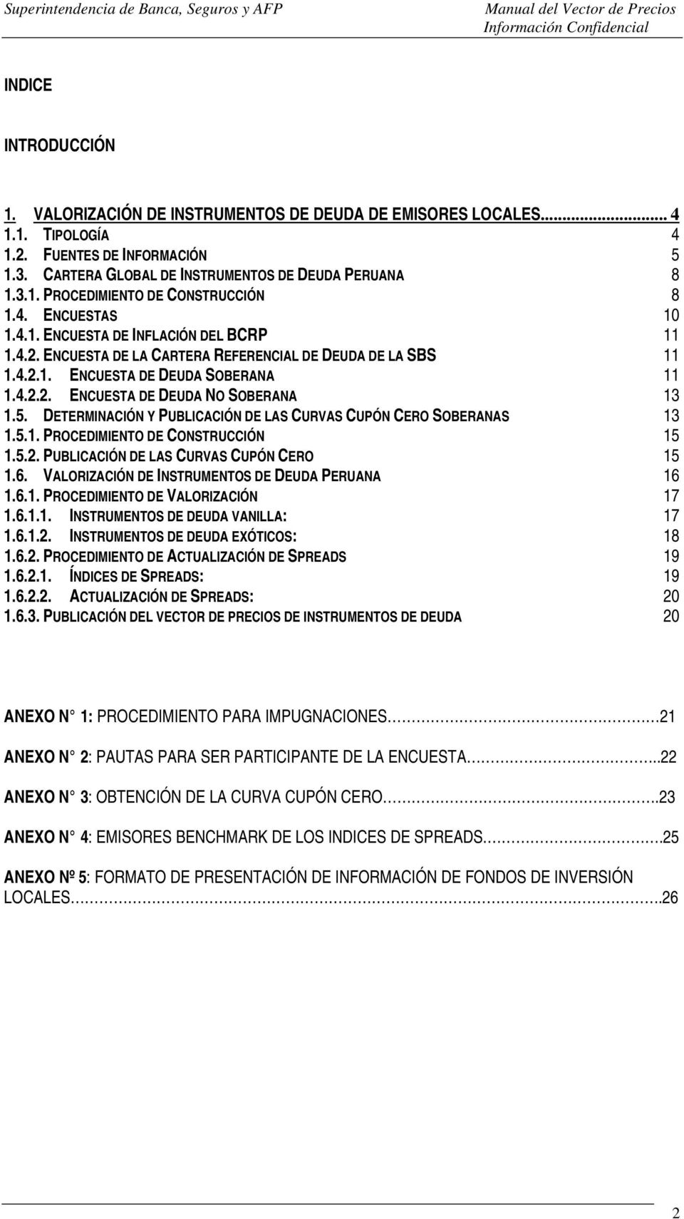 5. DETERMINACIÓN Y PUBLICACIÓN DE LAS CURVAS CUPÓN CERO SOBERANAS 13 1.5.1. PROCEDIMIENTO DE CONSTRUCCIÓN 15 1.5.2. PUBLICACIÓN DE LAS CURVAS CUPÓN CERO 15 1.6.