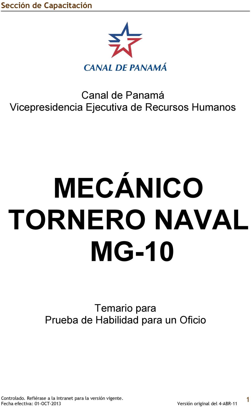MECÁNICO TORNERO NAVAL MG-10