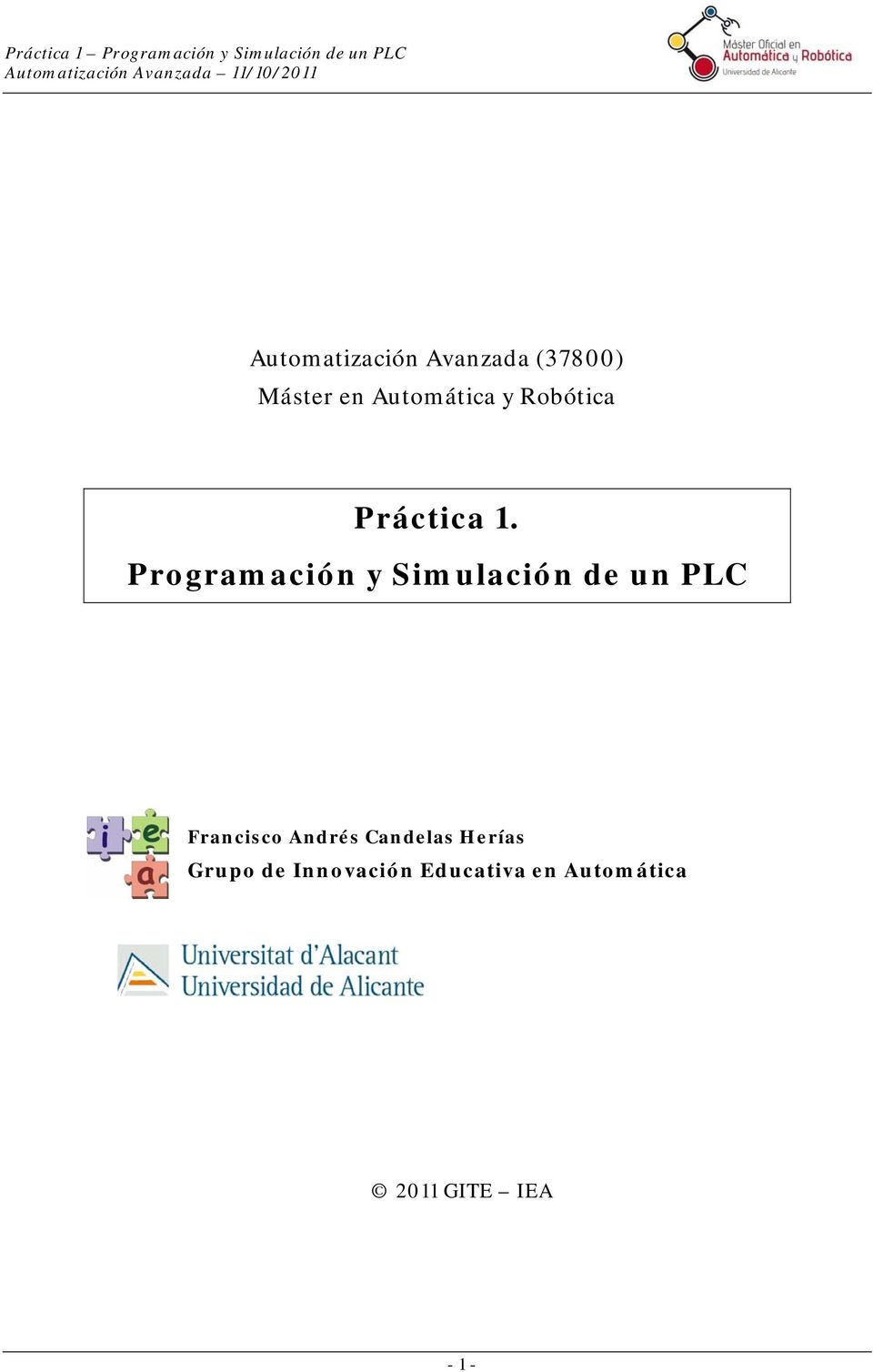 Programación y Simulación de un PLC Francisco