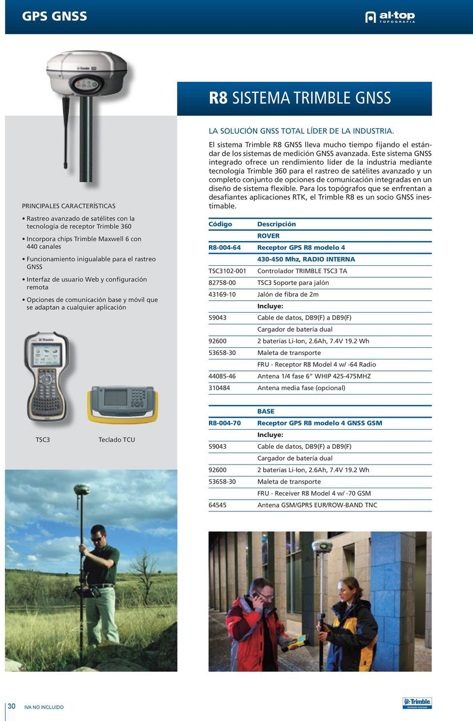 INDUSTRIA. El sistema Trimble R8 GNSS lleva mucho tiempo fijando el estándar de los sistemas de medición GNSS avanzada.