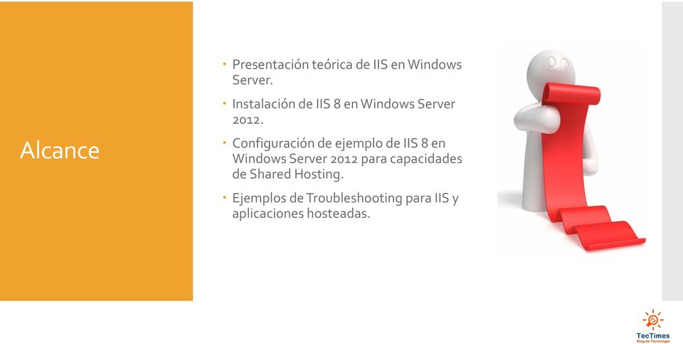 Configuración de ejemplo de IIS 8 en Windows Server 2012 para
