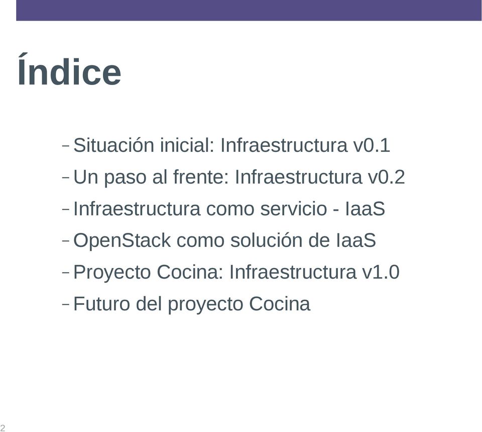 2 Infraestructura como servicio - IaaS OpenStack como