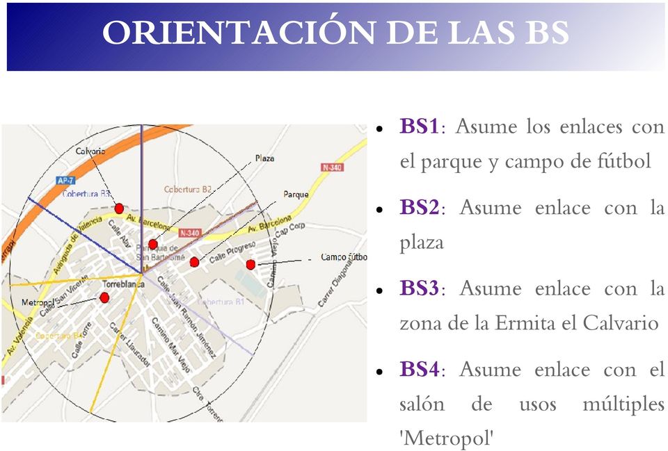 BS3: Asume enlace con la zona de la Ermita el Calvario