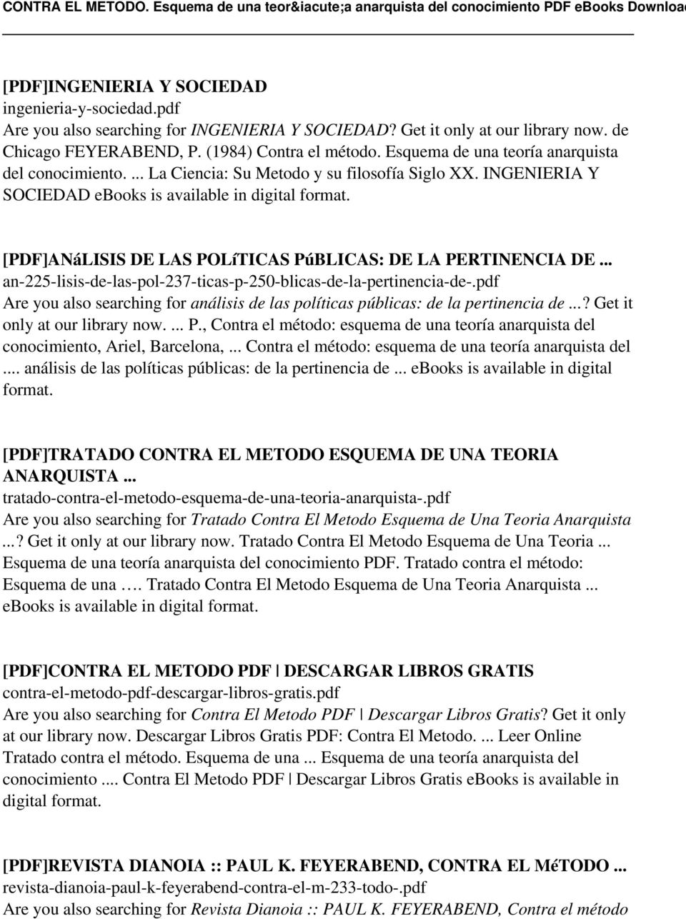 INGENIERIA Y SOCIEDAD [PDF]ANáLISIS DE LAS POLíTICAS PúBLICAS: DE LA PERTINENCIA DE an-225-lisis-de-las-pol-237-ticas-p-250-blicas-de-la-pertinencia-de-.