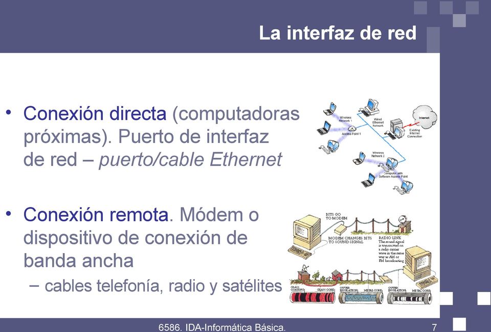 Puerto de interfaz de red puerto/cable Ethernet