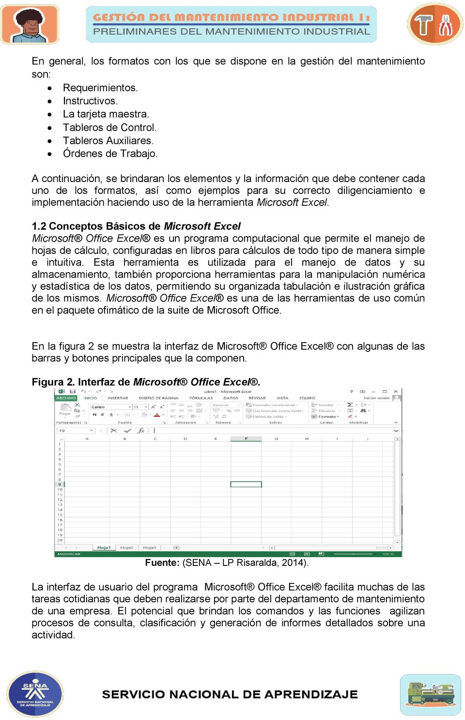 herramienta Microsoft Excel. 1.
