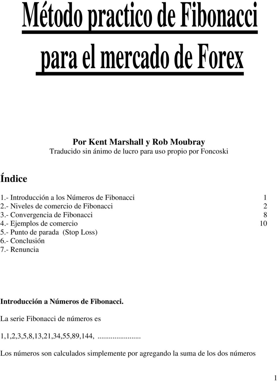forex carte pdf