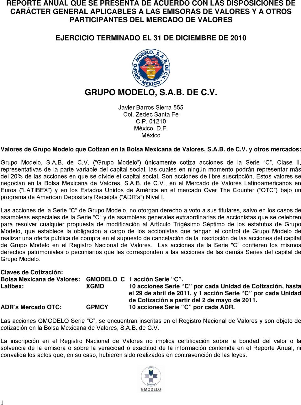 GRUPO MODELO, . DE . - PDF Descargar libre
