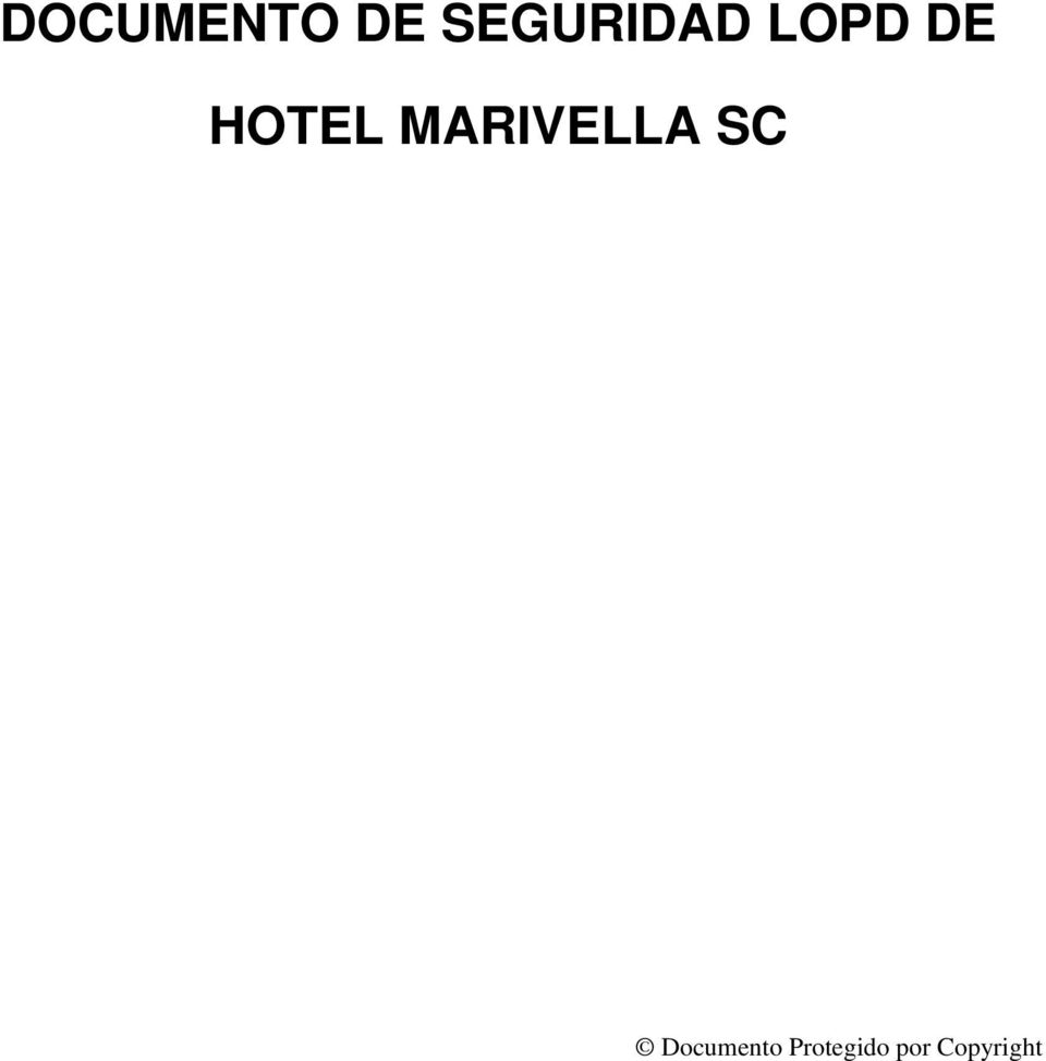 HOTEL MARIVELLA SC