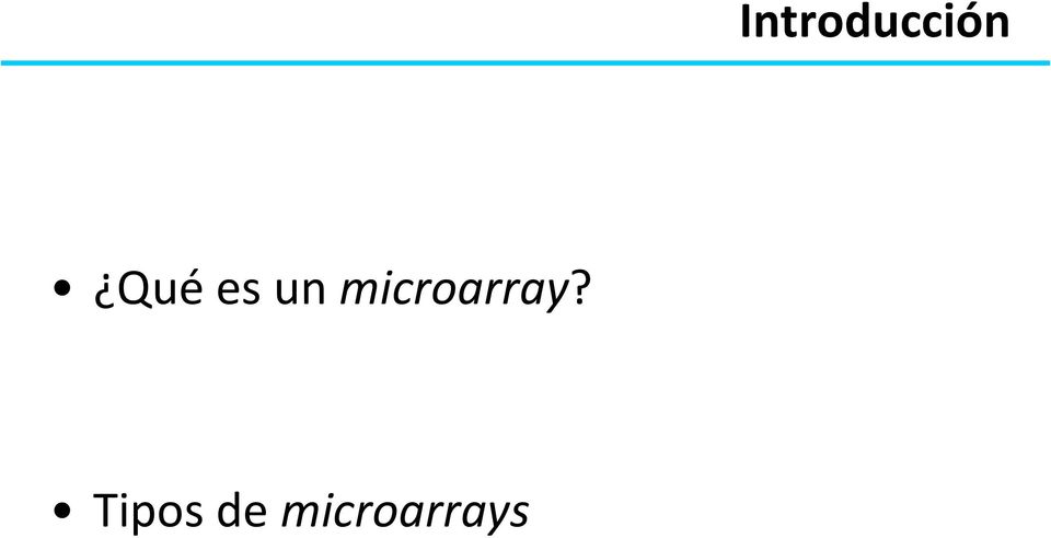 microarray?