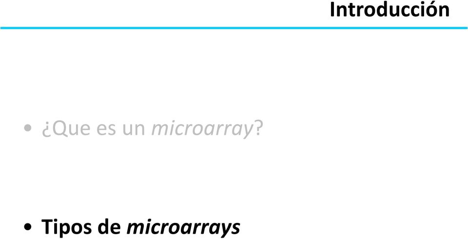 microarray?