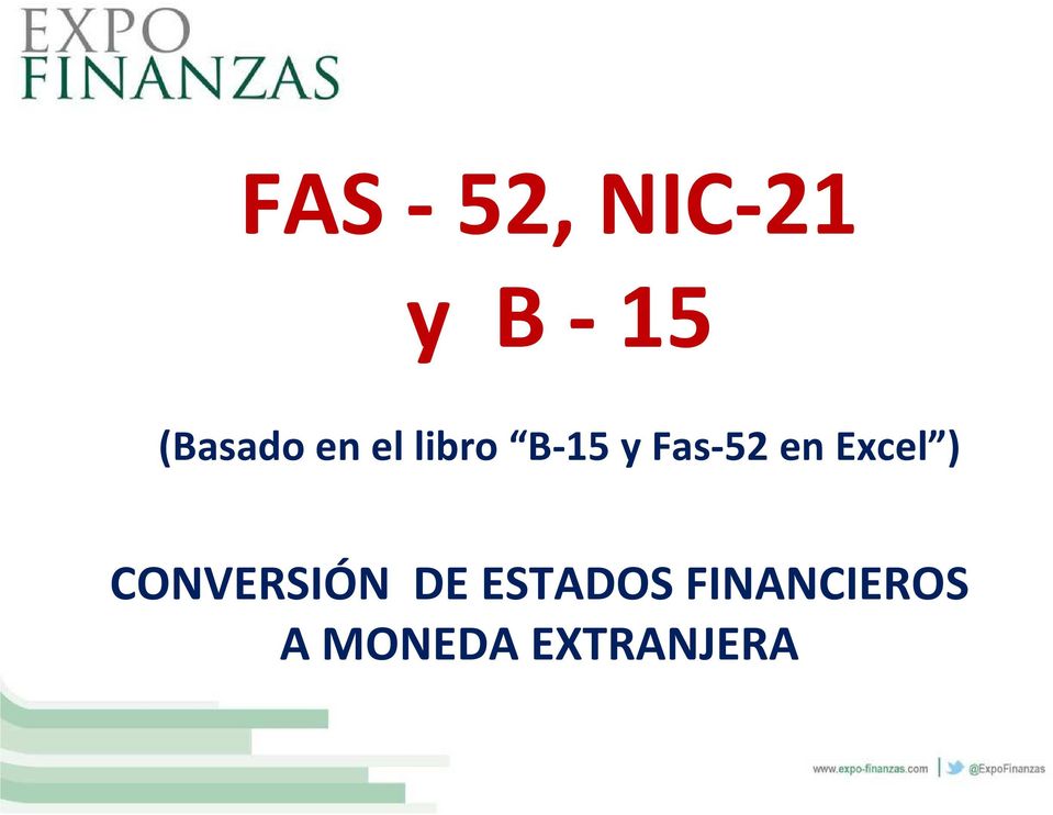 Fas-52 en Excel ) CONVERSIÓN