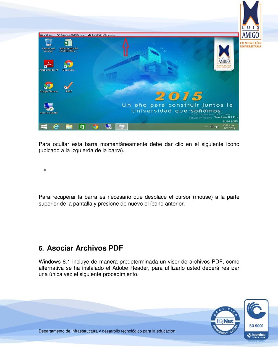 nuevo el ícono anterior. 6. Asociar Archivos PDF Windows 8.