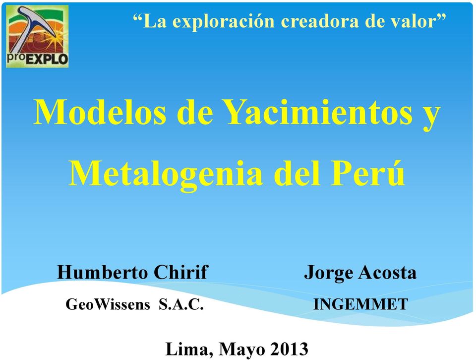 del Perú Humberto Chirif GeoWissens S.